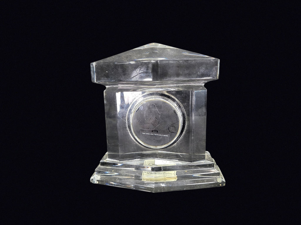 Czech Lead Crystal Quartz Mantel Clock
