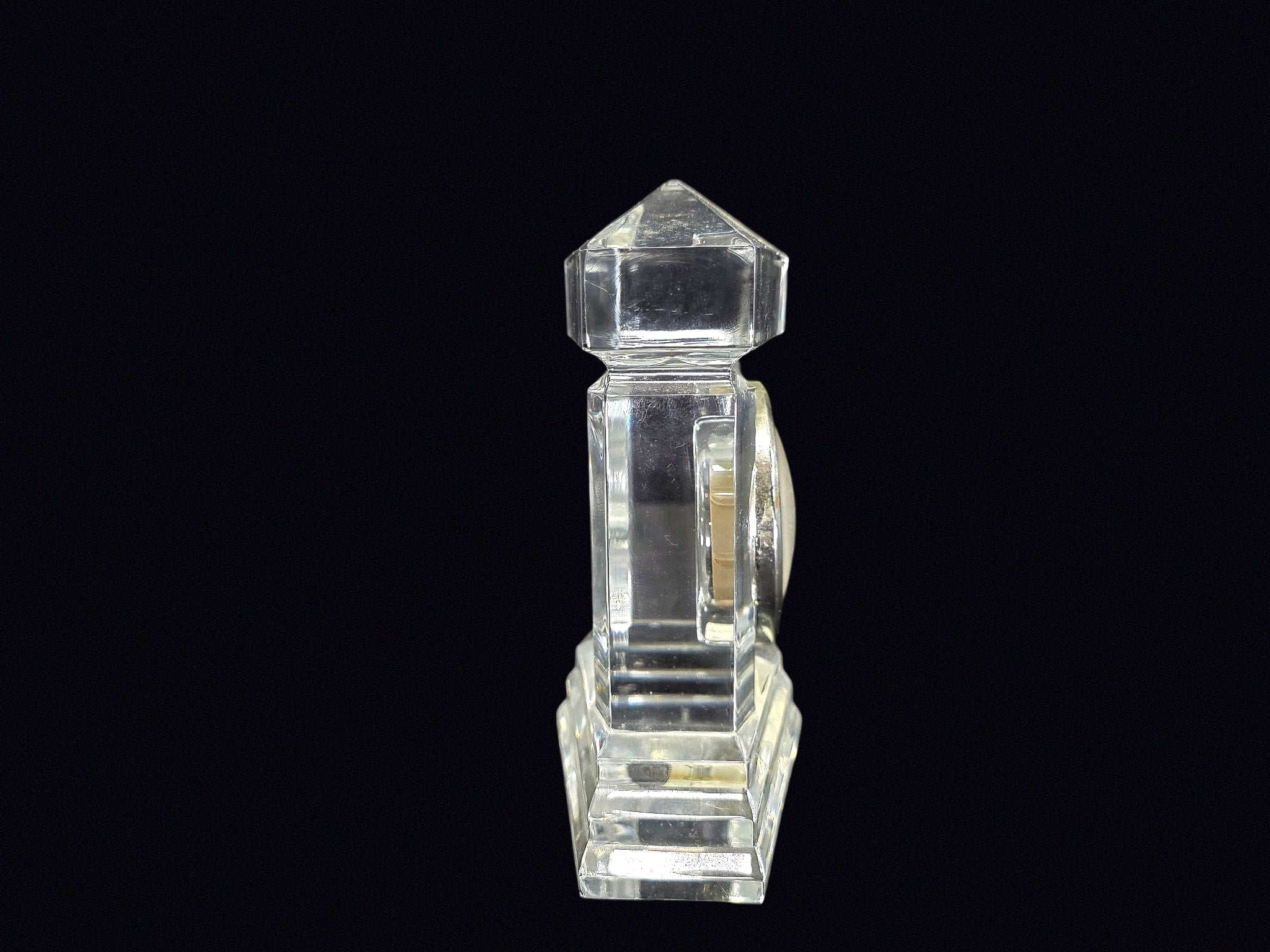 Czech Lead Crystal Quartz Mantel Clock