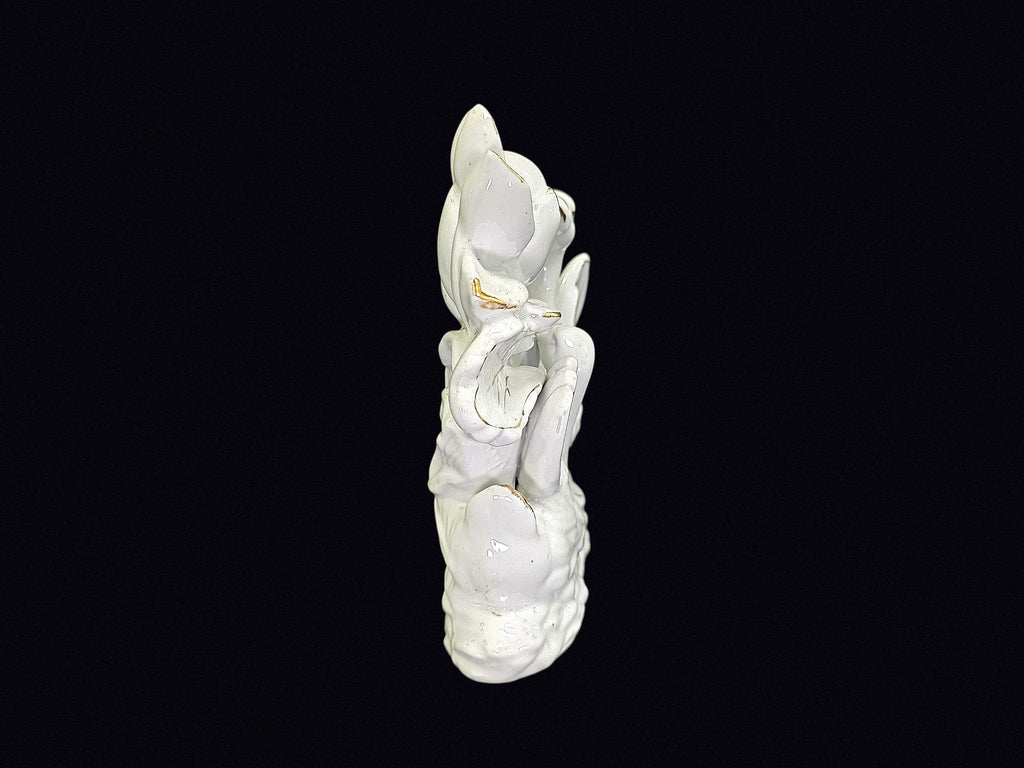 Daniel Brand Porcelain Swan Pair Figurine
