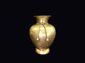 Indian Brass Baluster Vase Rope Tassel c1970