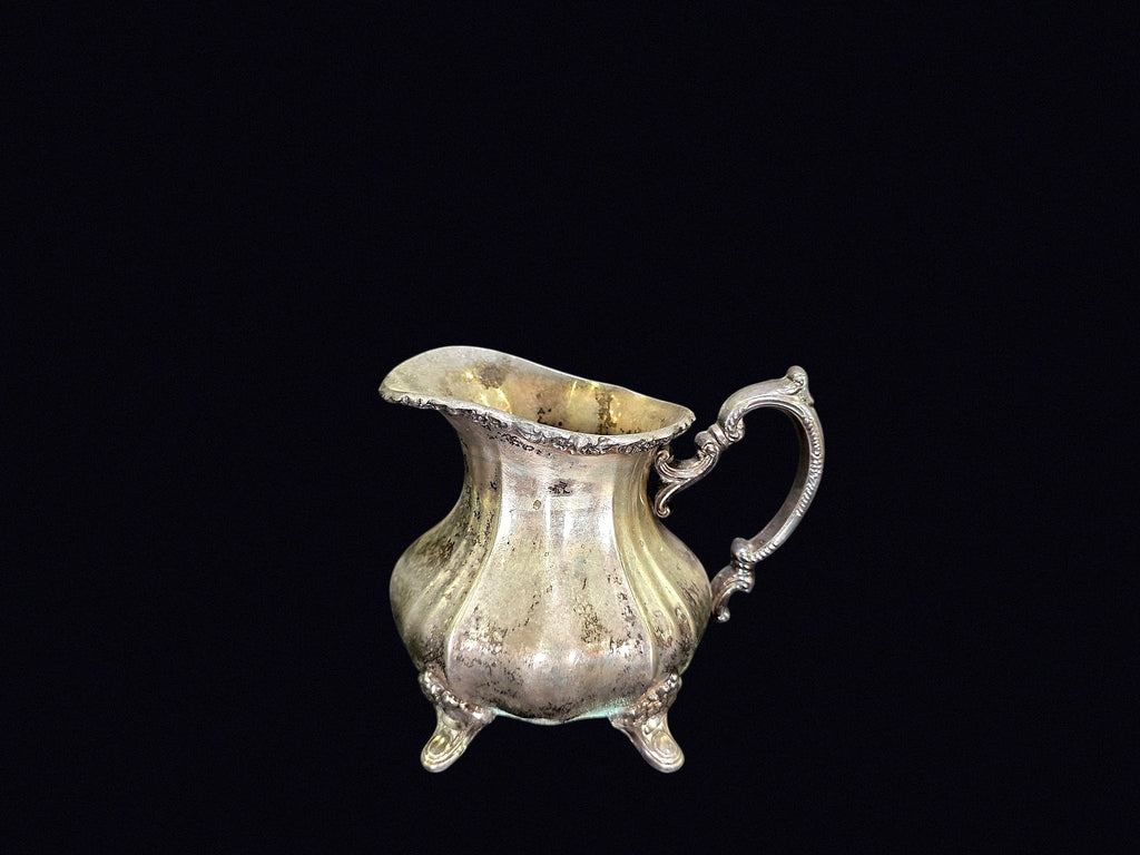 Silverplate Footed Creamer Mid-20th Century