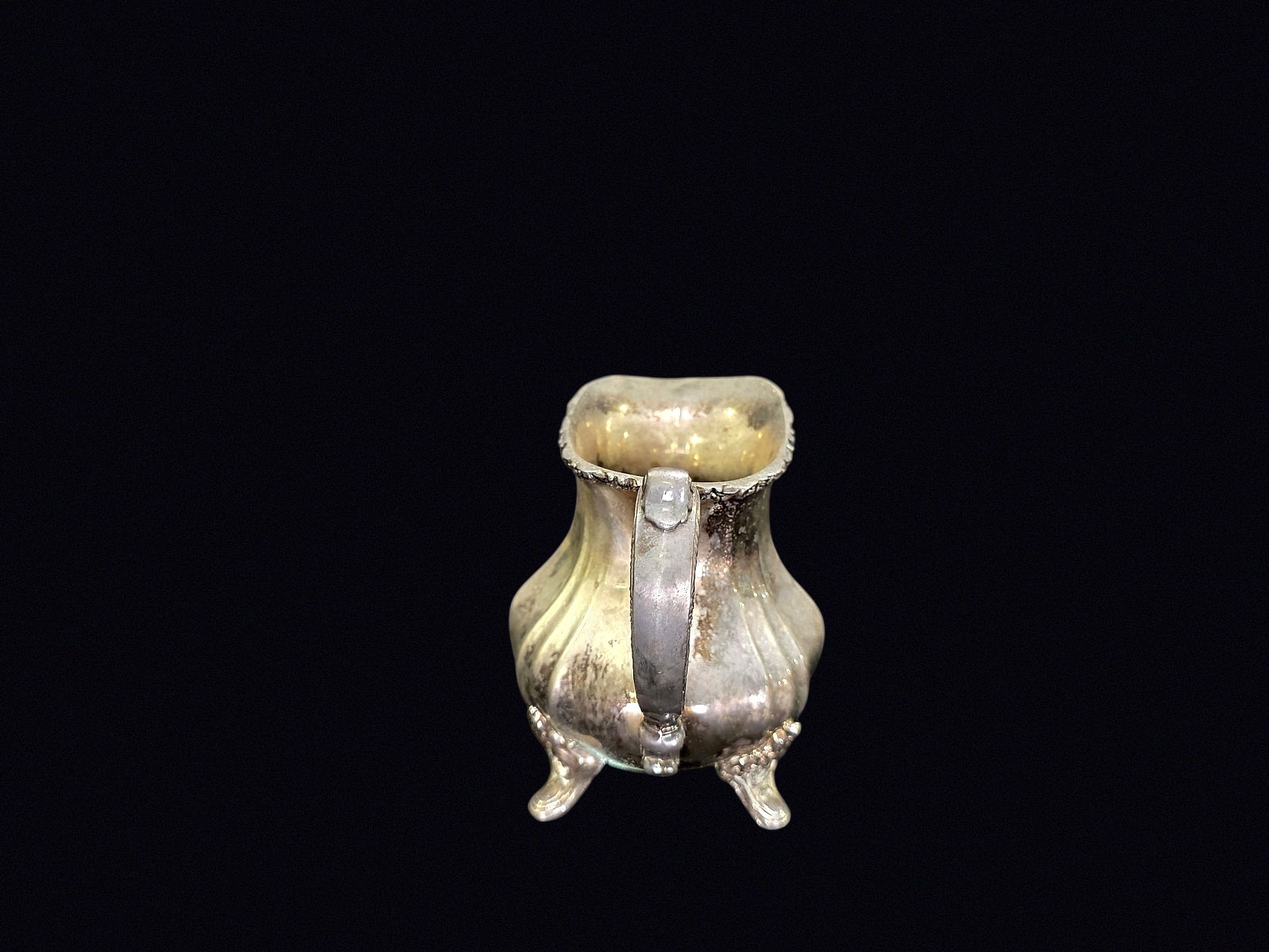 Silverplate Footed Creamer Mid-20th Century
