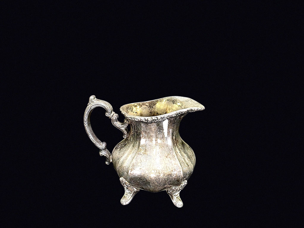 Silverplate Footed Creamer Mid-20th Century