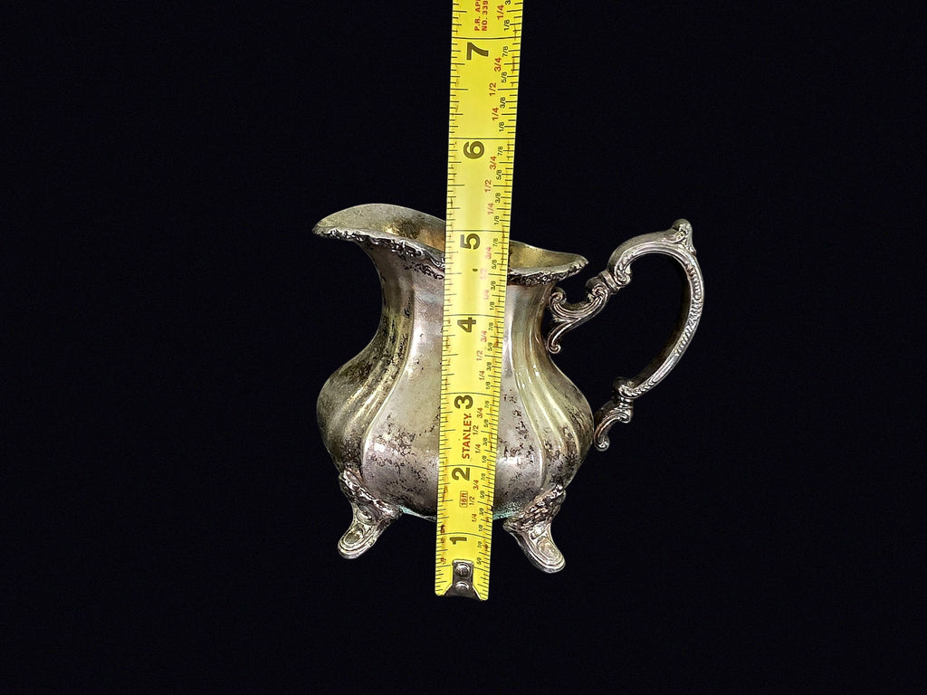 Silverplate Footed Creamer Mid-20th Century