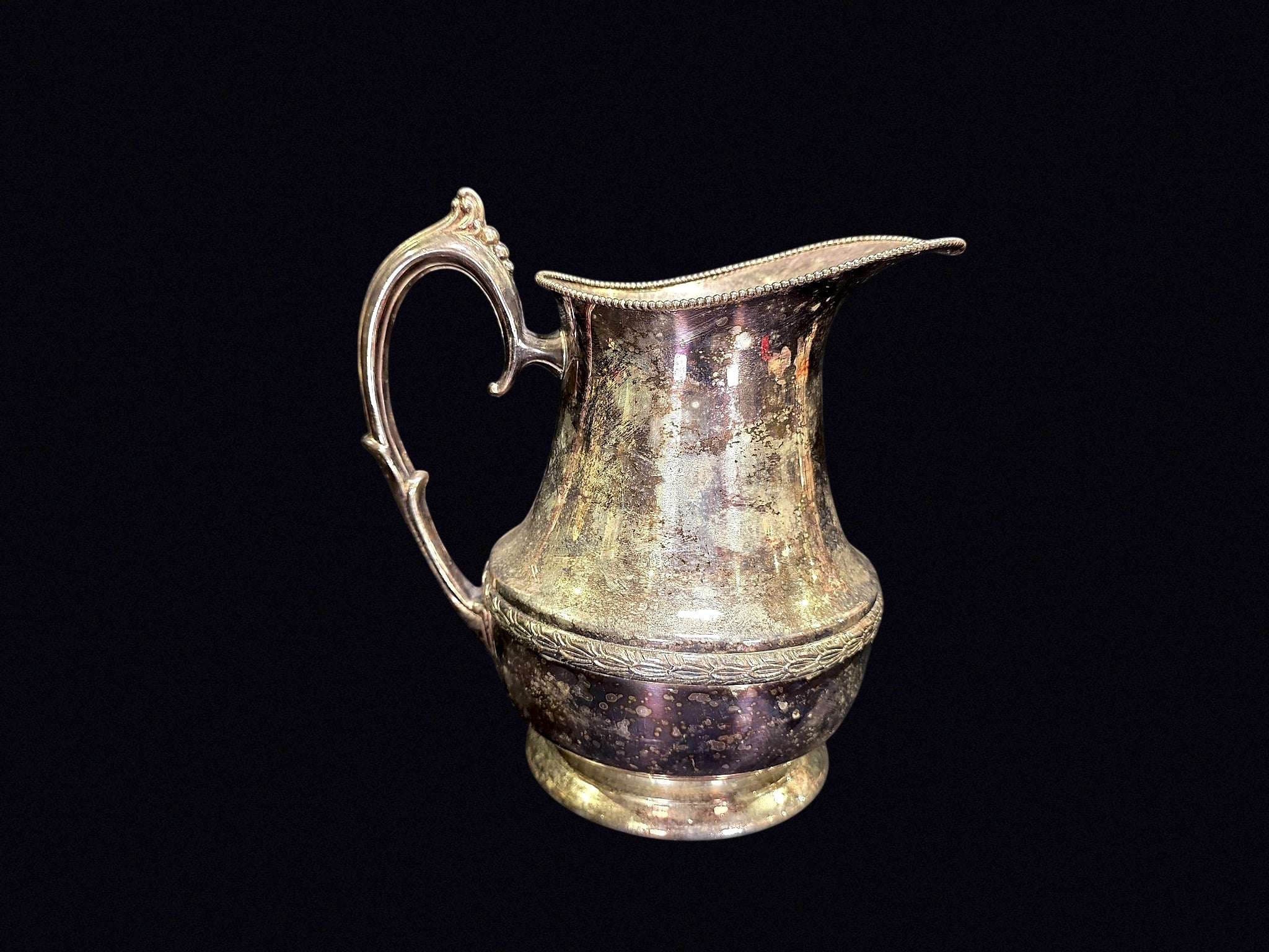 Sheridan Silverplate Water Pitcher Mid-20th C