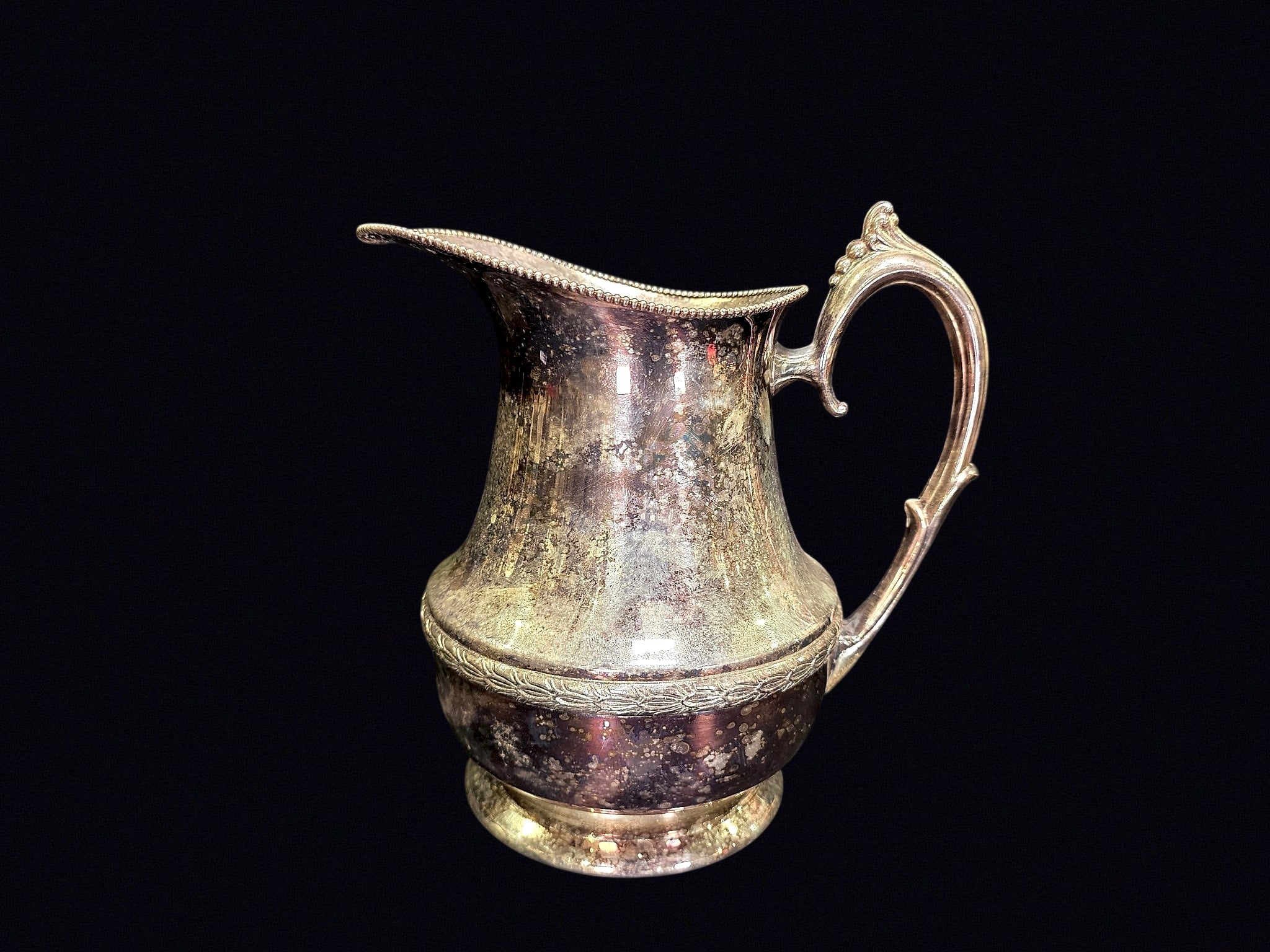 Sheridan Silverplate Water Pitcher Mid-20th C