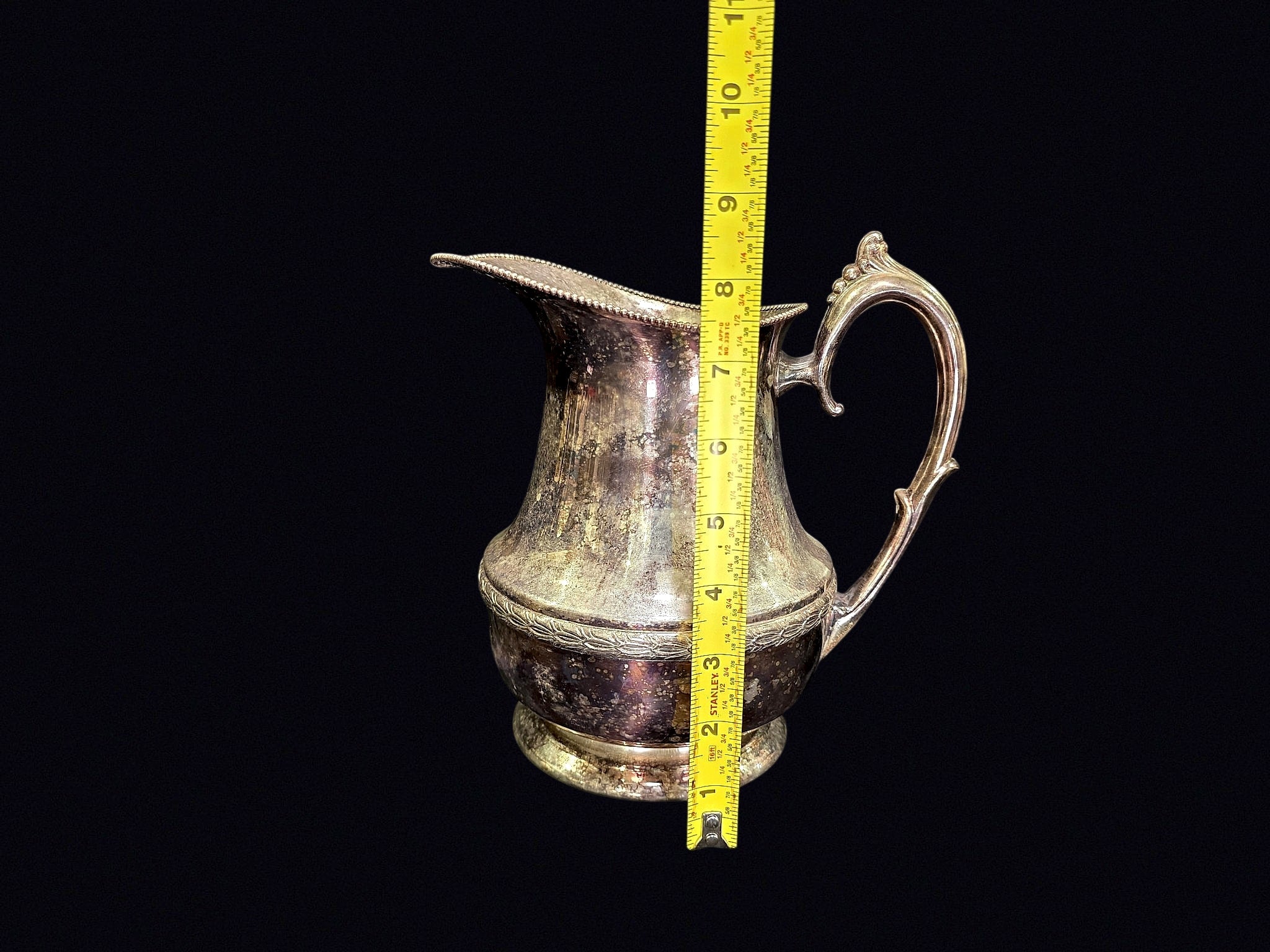 Sheridan Silverplate Water Pitcher Mid-20th C