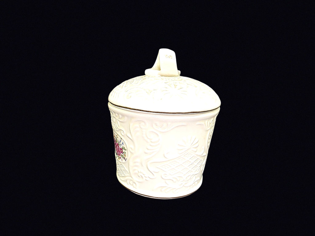 Baum Bros Formalities Porcelain Rose Jar