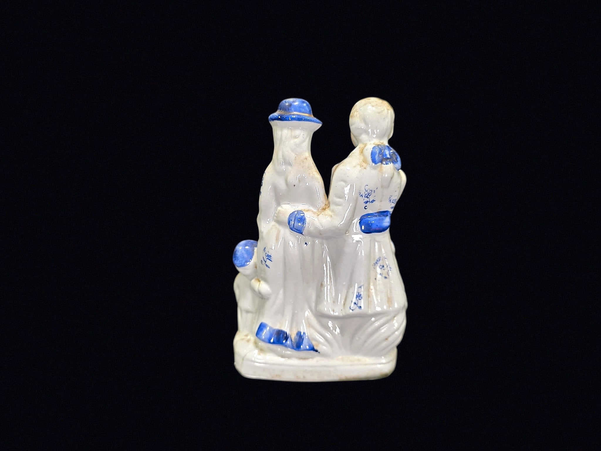 Porcelain Courting Couple Figural Group