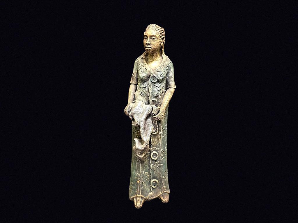 Art Delong Ceramic Figural Woman Sculpture