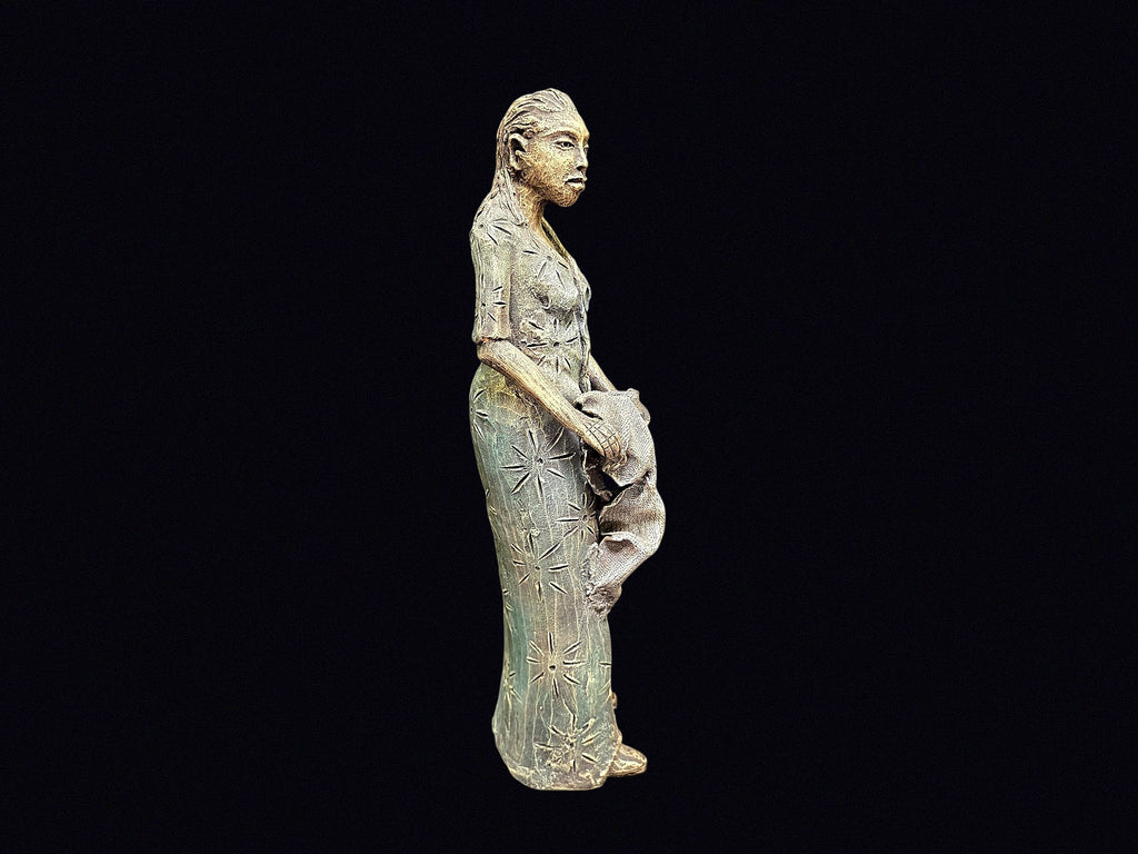Art Delong Ceramic Figural Woman Sculpture