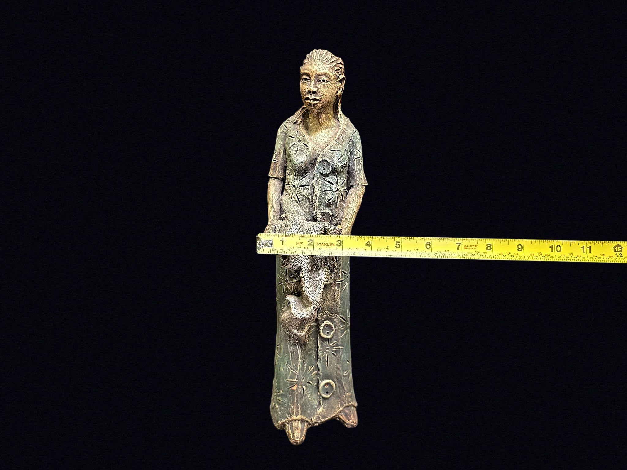 Art Delong Ceramic Figural Woman Sculpture