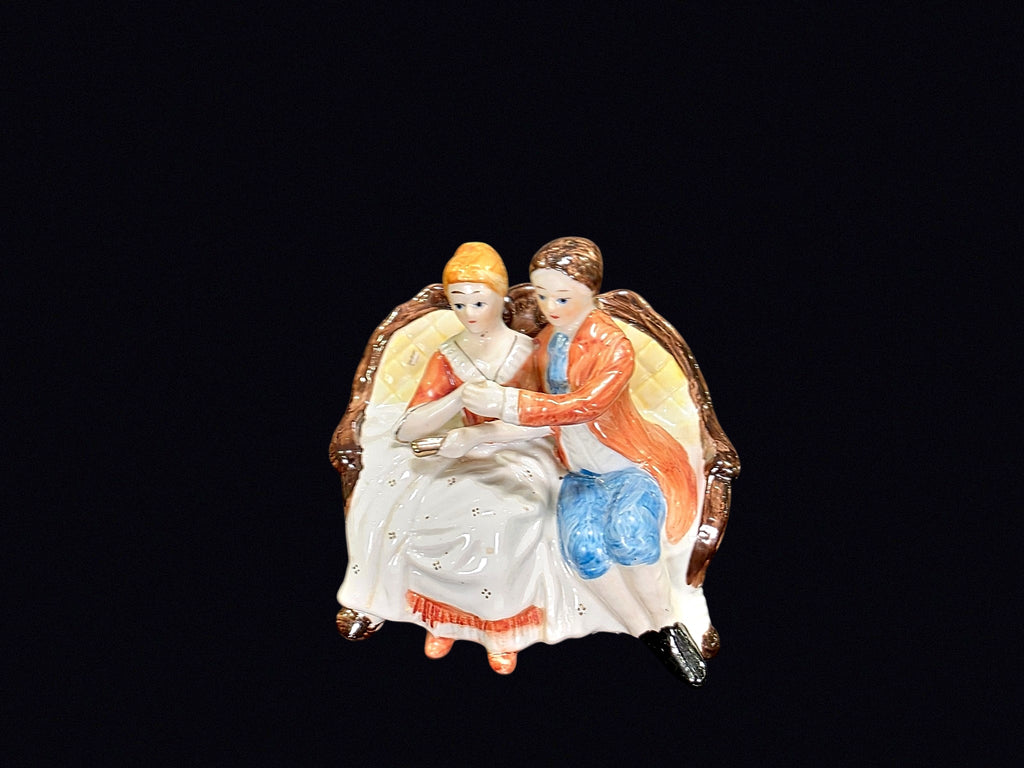 Porcelain Victorian Courting Couple Figurine