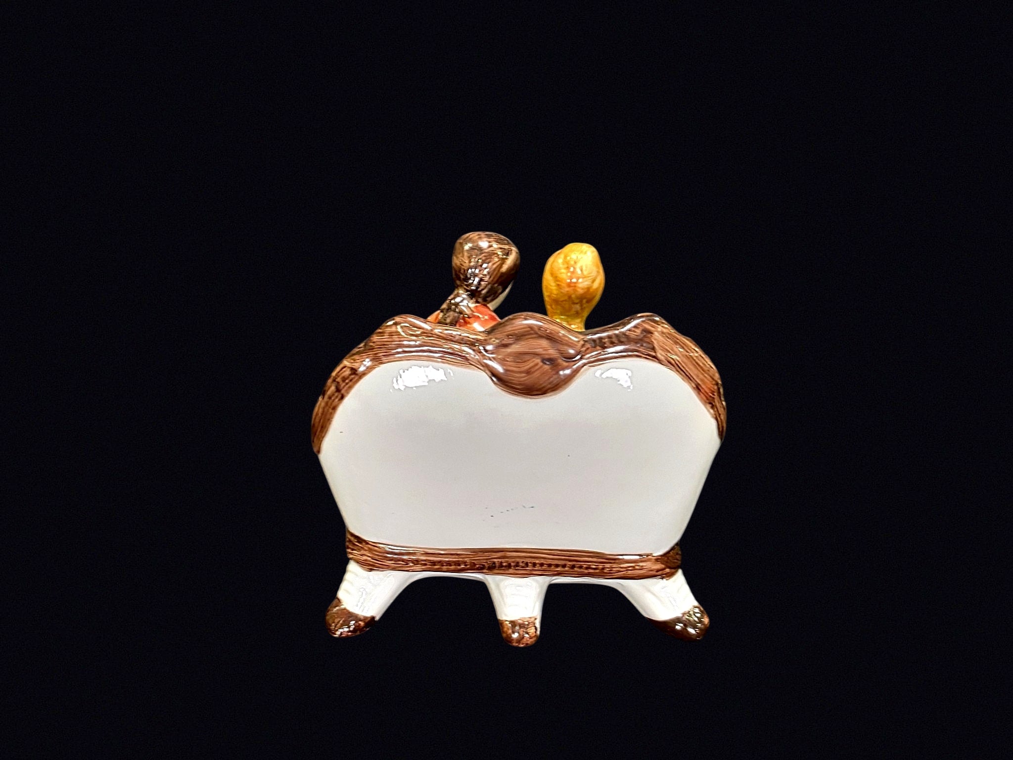 Porcelain Victorian Courting Couple Figurine