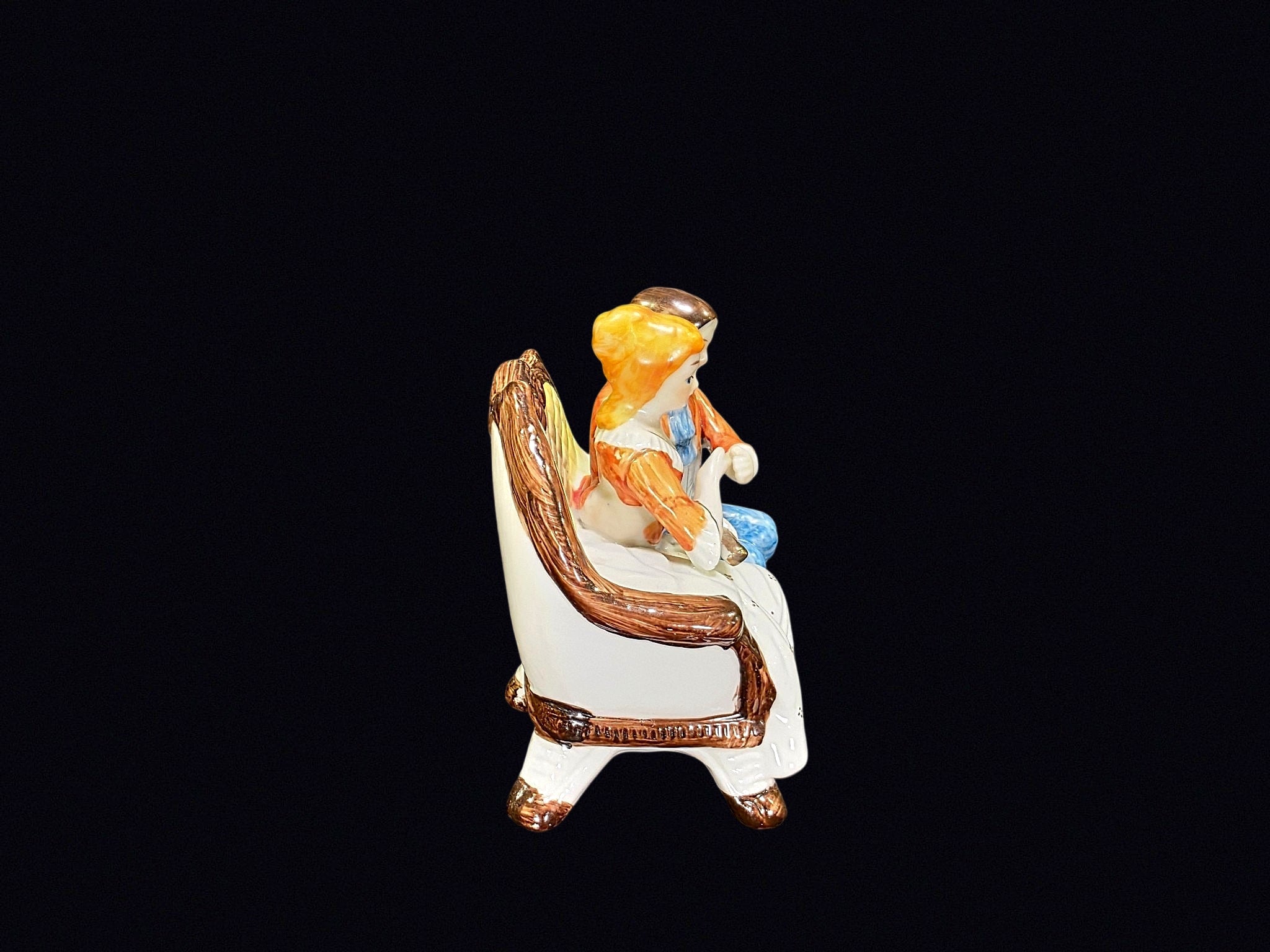 Porcelain Victorian Courting Couple Figurine