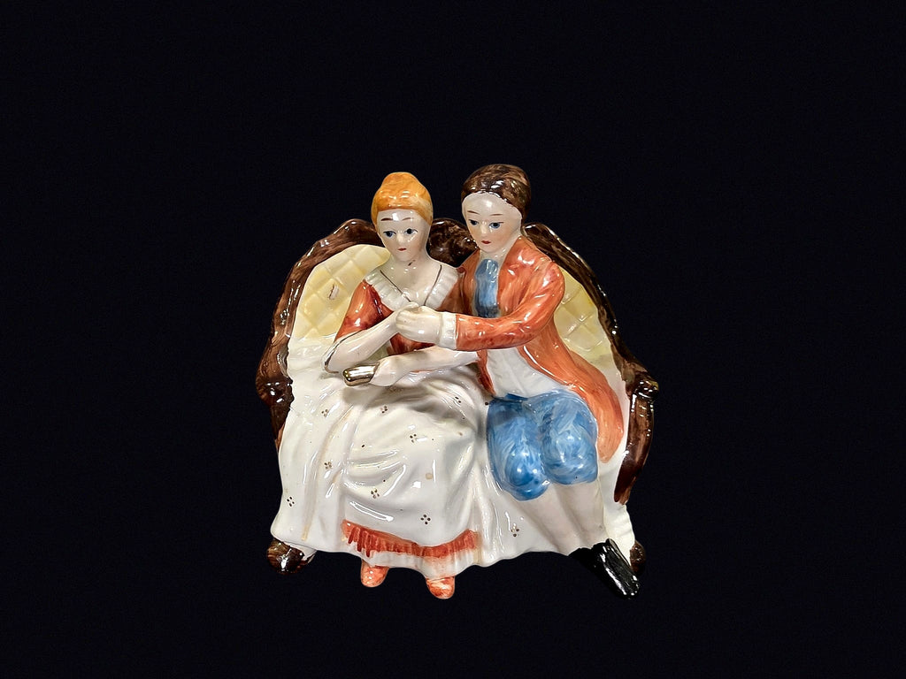 Porcelain Victorian Courting Couple Figurine