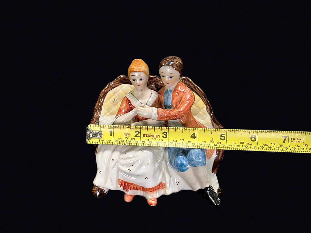 Porcelain Victorian Courting Couple Figurine