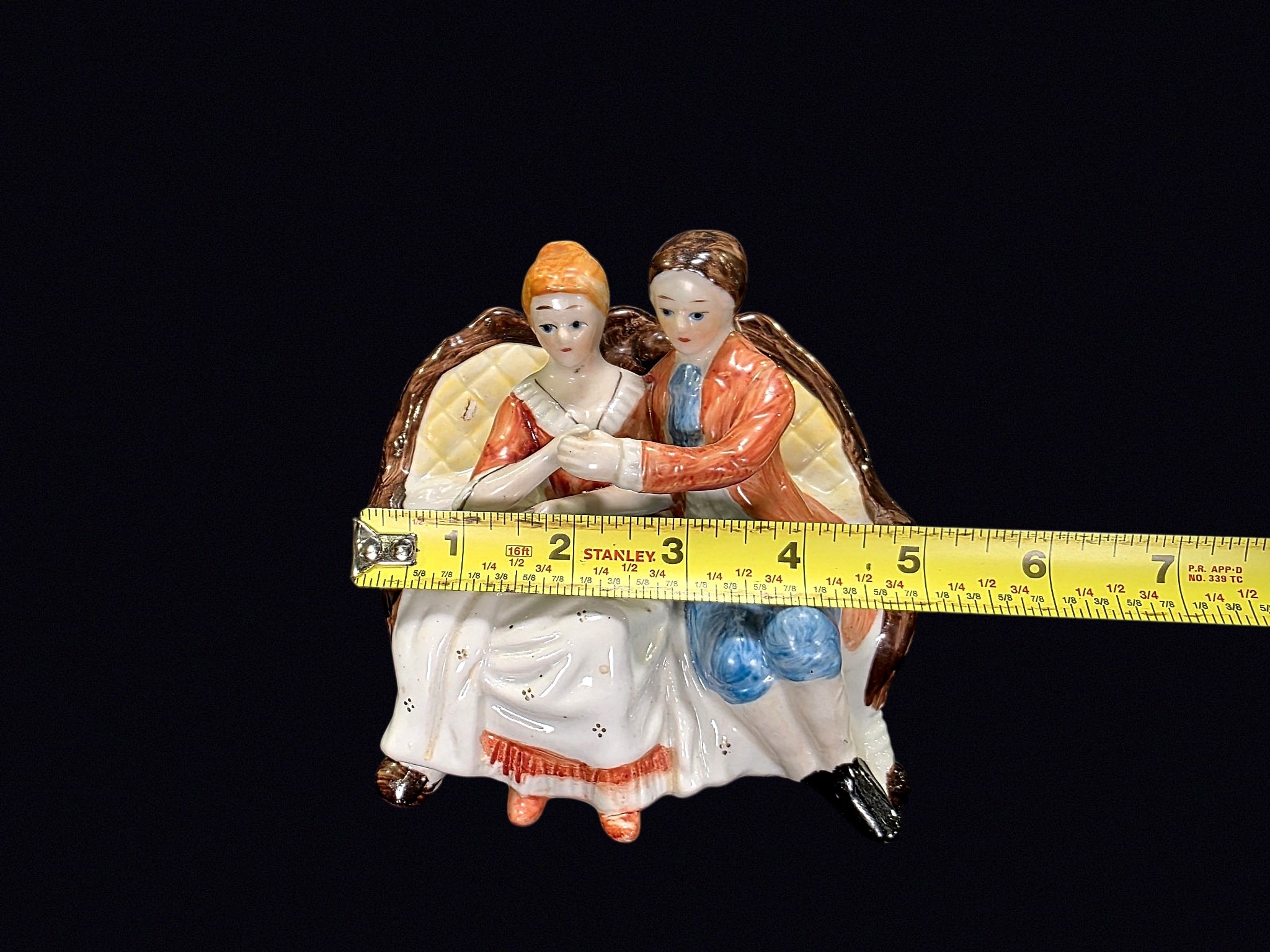 Porcelain Victorian Courting Couple Figurine
