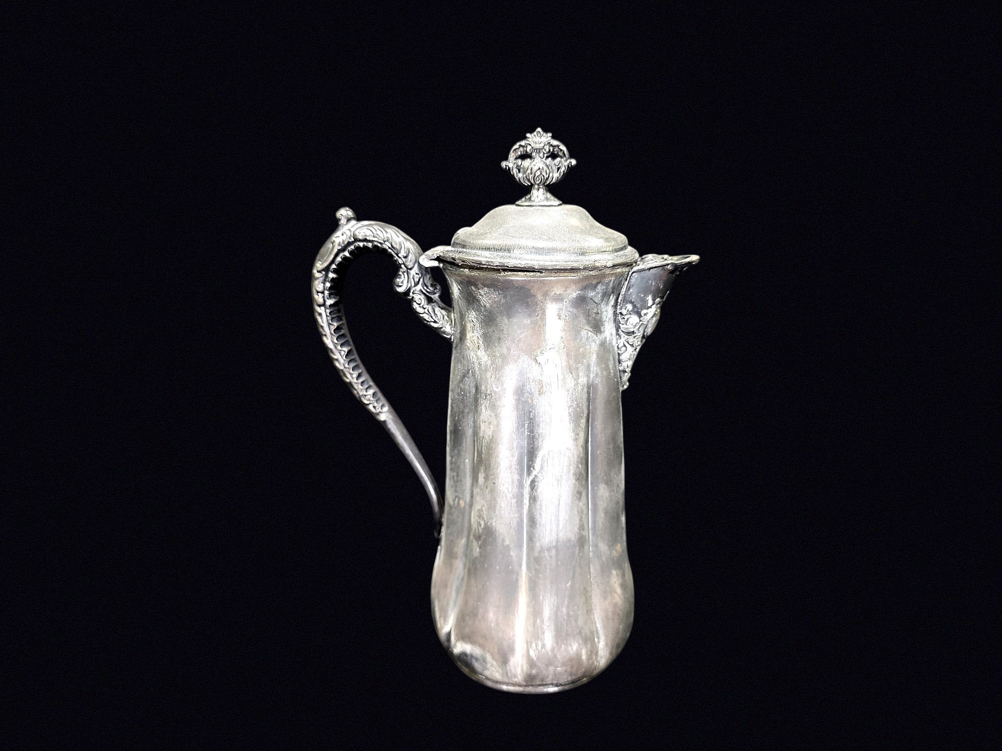 Victorian Silverplate Paneled Coffee Pot