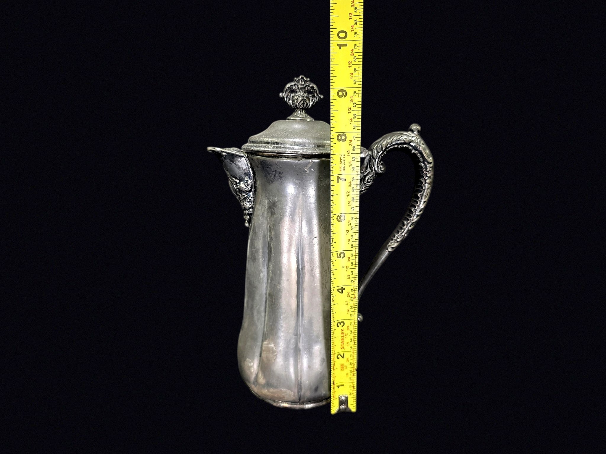 Victorian Silverplate Paneled Coffee Pot