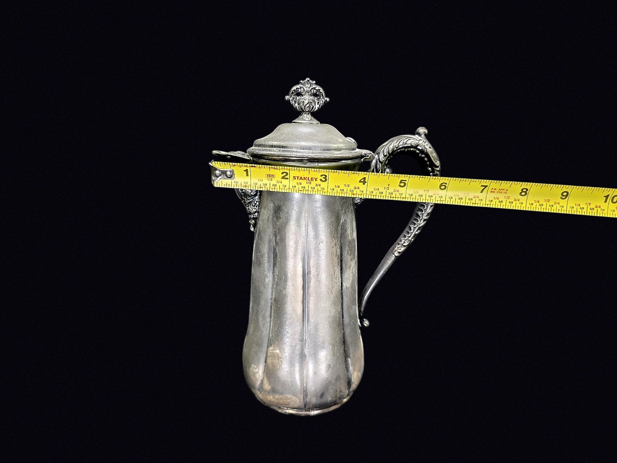 Victorian Silverplate Paneled Coffee Pot