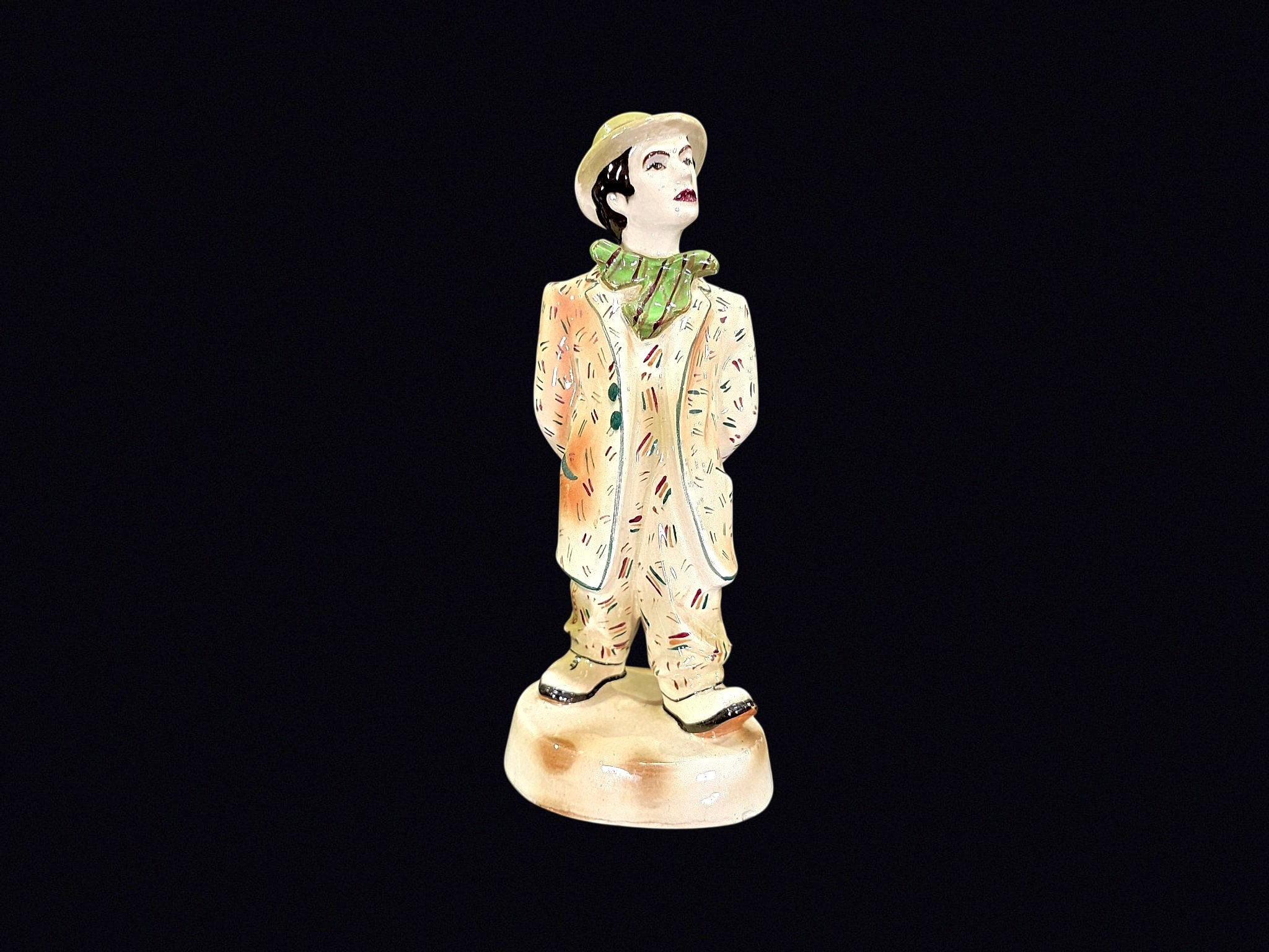 Italian Ceramic Dandy Figurine Mid-20th C