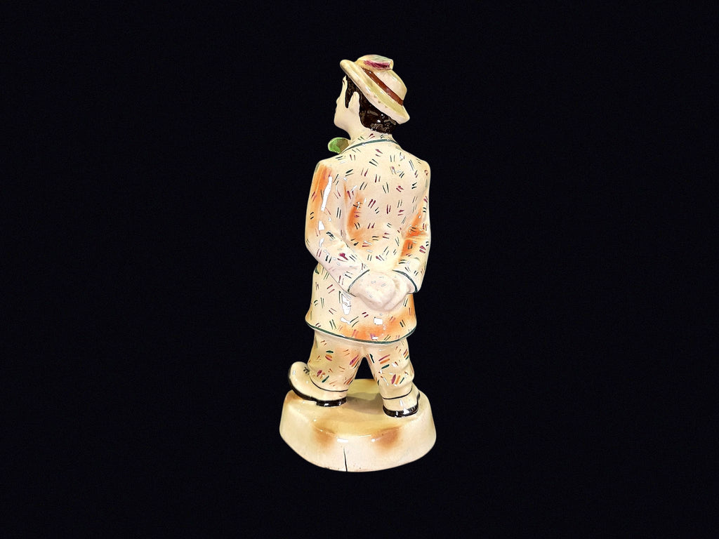 Italian Ceramic Dandy Figurine Mid-20th C