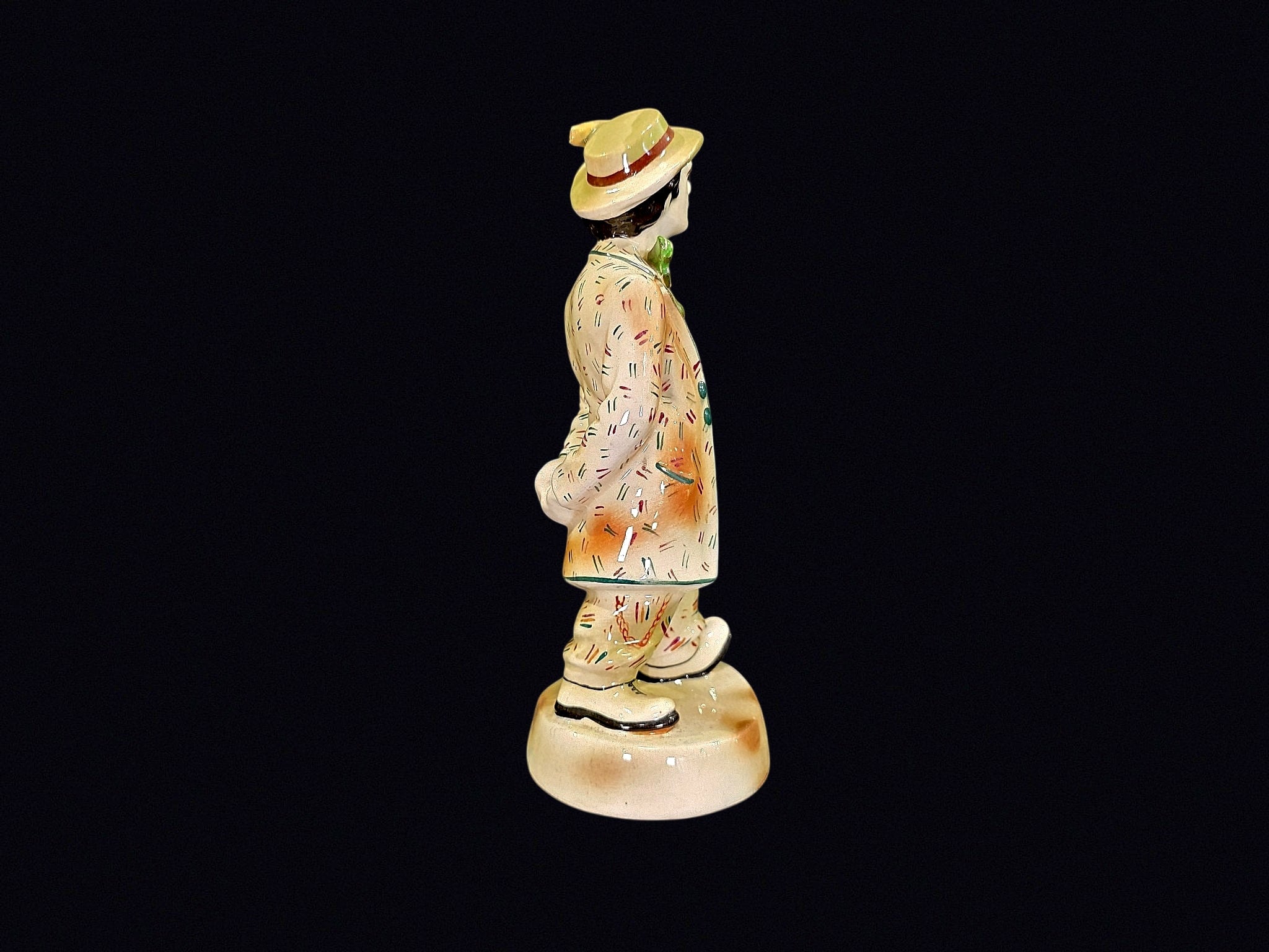 Italian Ceramic Dandy Figurine Mid-20th C