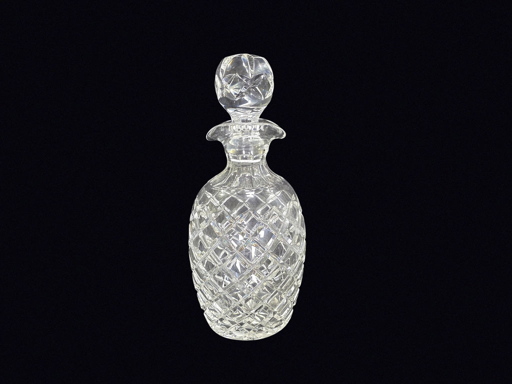 Cut Lead Crystal Decanter Diamond Pattern