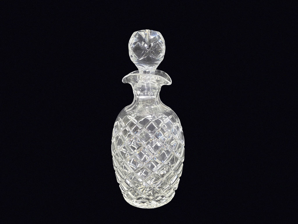 Cut Lead Crystal Decanter Diamond Pattern