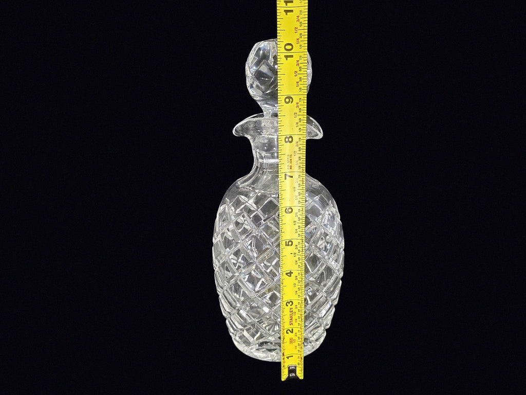 Cut Lead Crystal Decanter Diamond Pattern