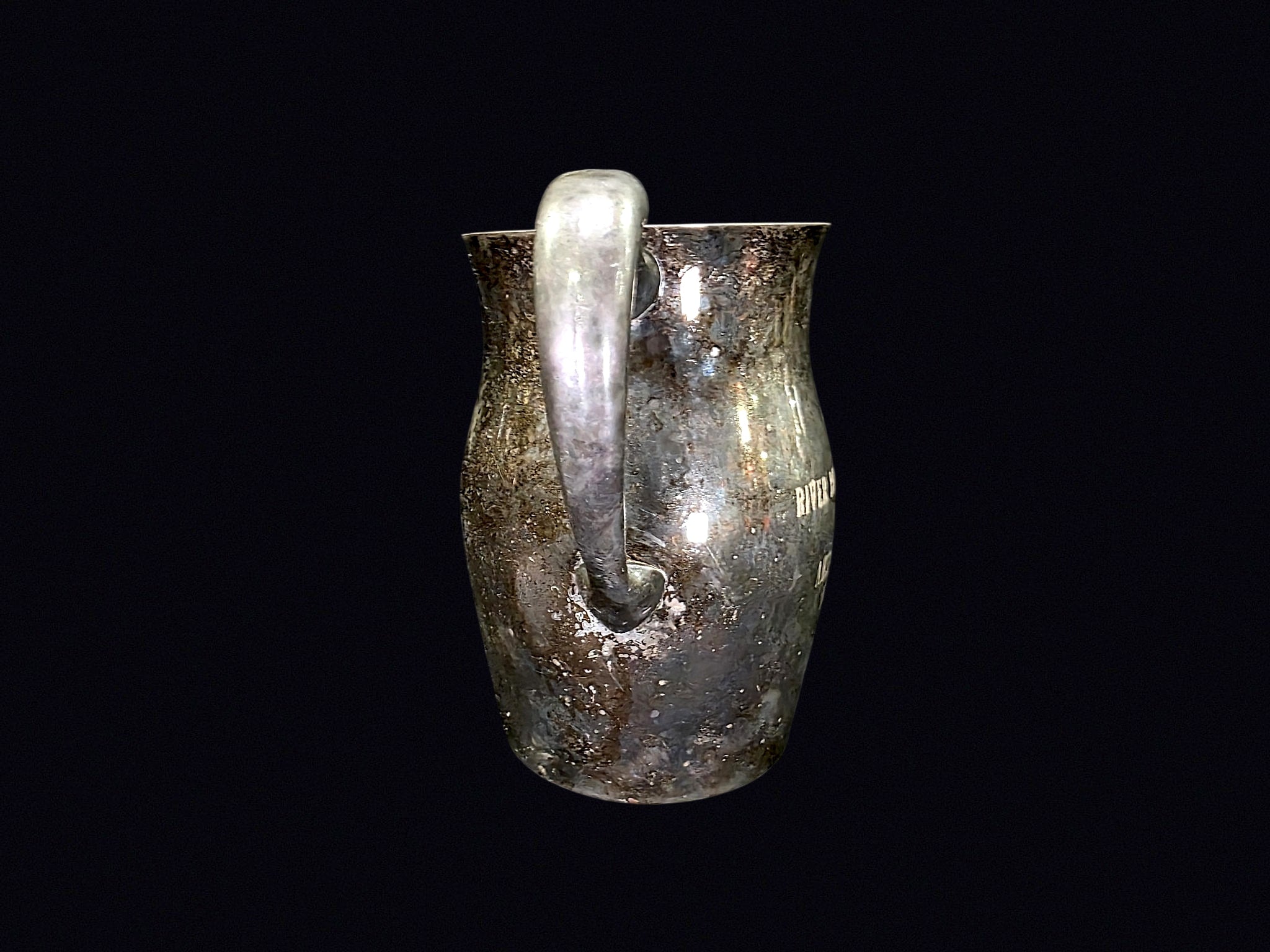 1968 AHSA Horse Show Silverplate Trophy Pitcher