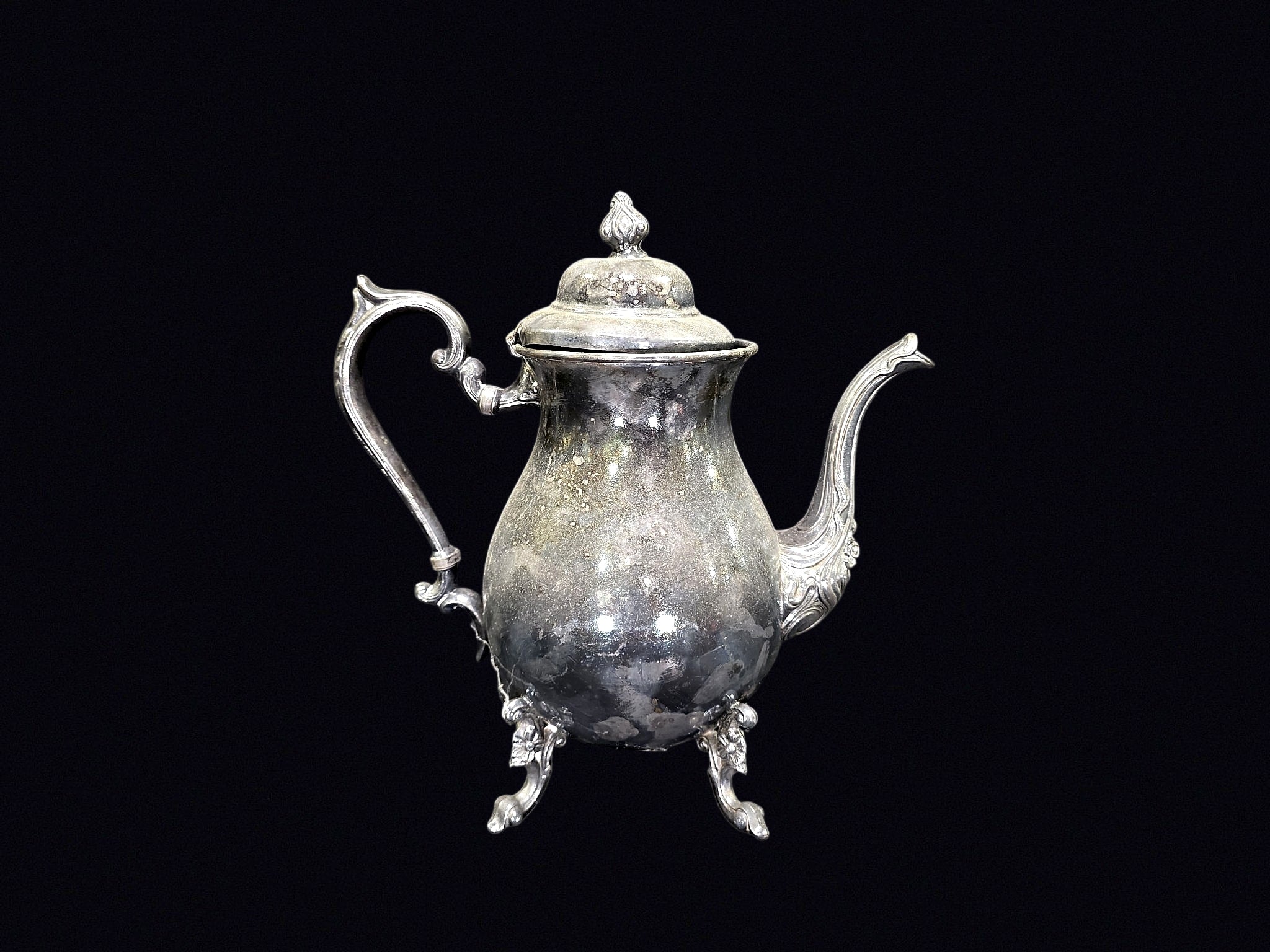 Sheridan Silverplate Footed Coffee Pot