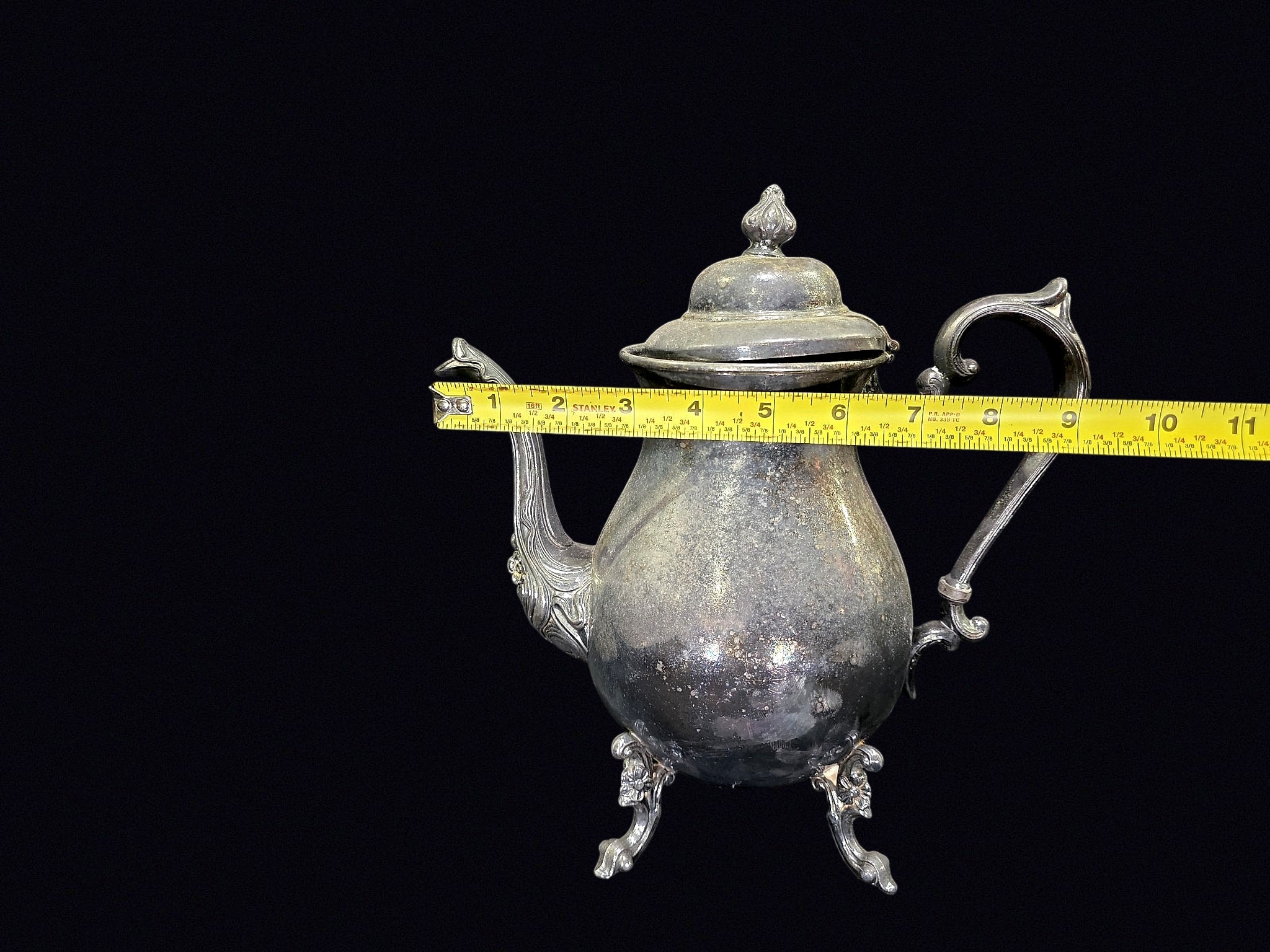 Sheridan Silverplate Footed Coffee Pot