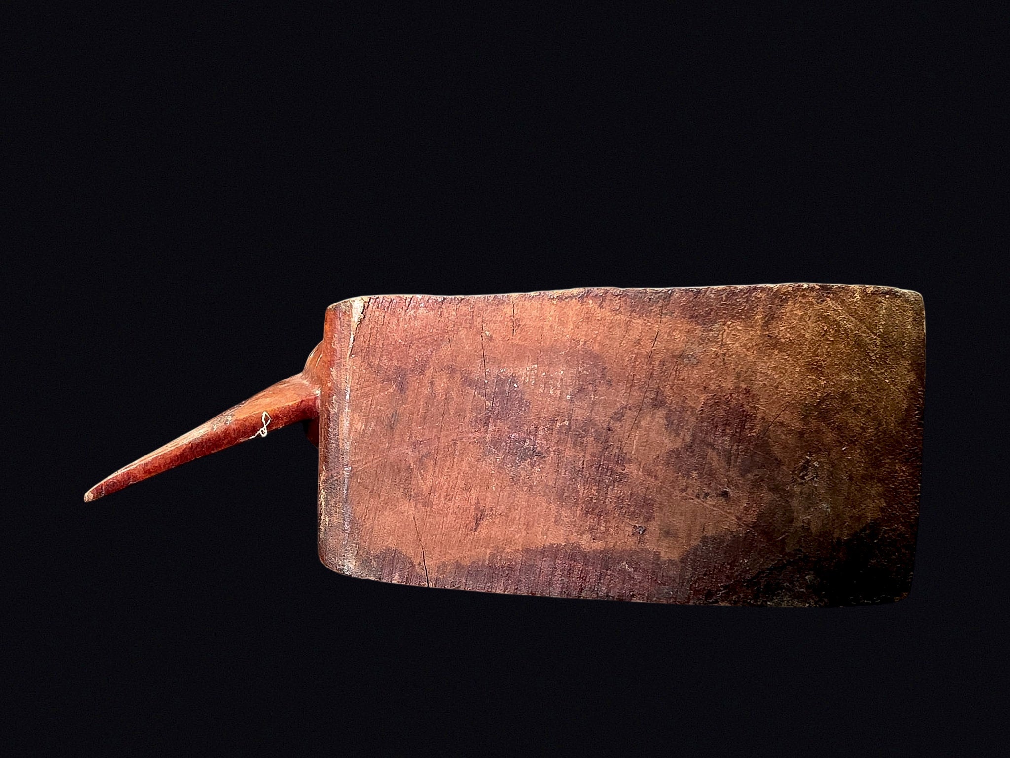 Carved Hardwood Fish Sculpture Mid 20th C