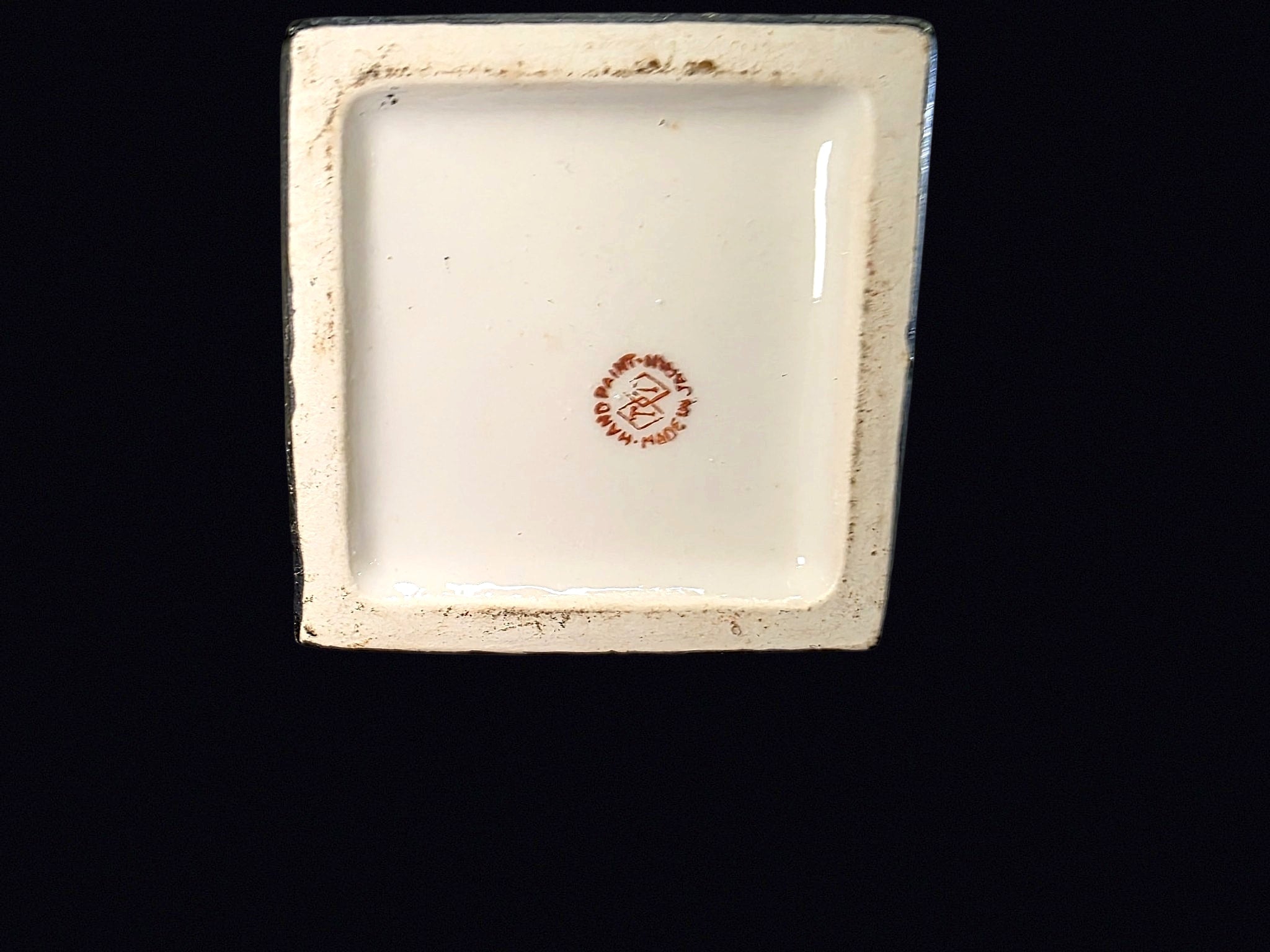 Satsuma Moriage Immortals Vase Japan c1952