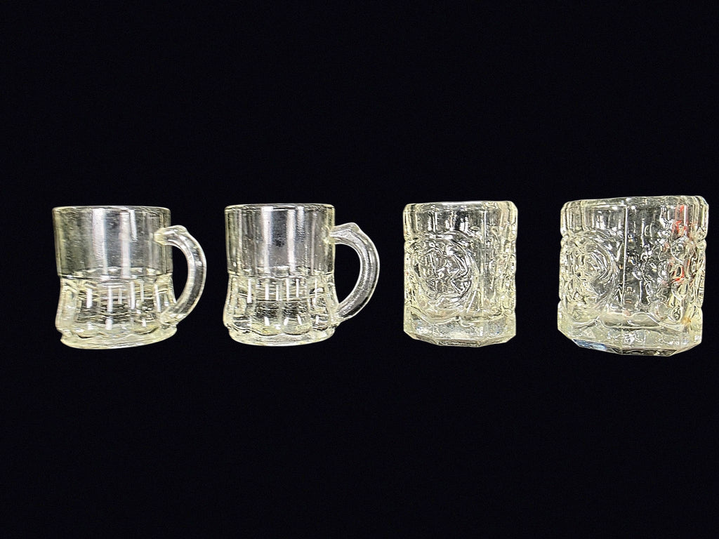 Federal Glass & Coronet Mini Mug Shot Glasses 4