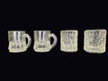 Federal Glass & Coronet Mini Mug Shot Glasses 4