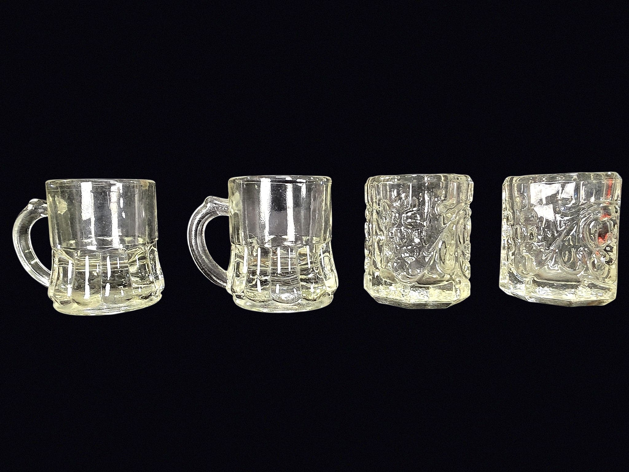 Federal Glass & Coronet Mini Mug Shot Glasses 4