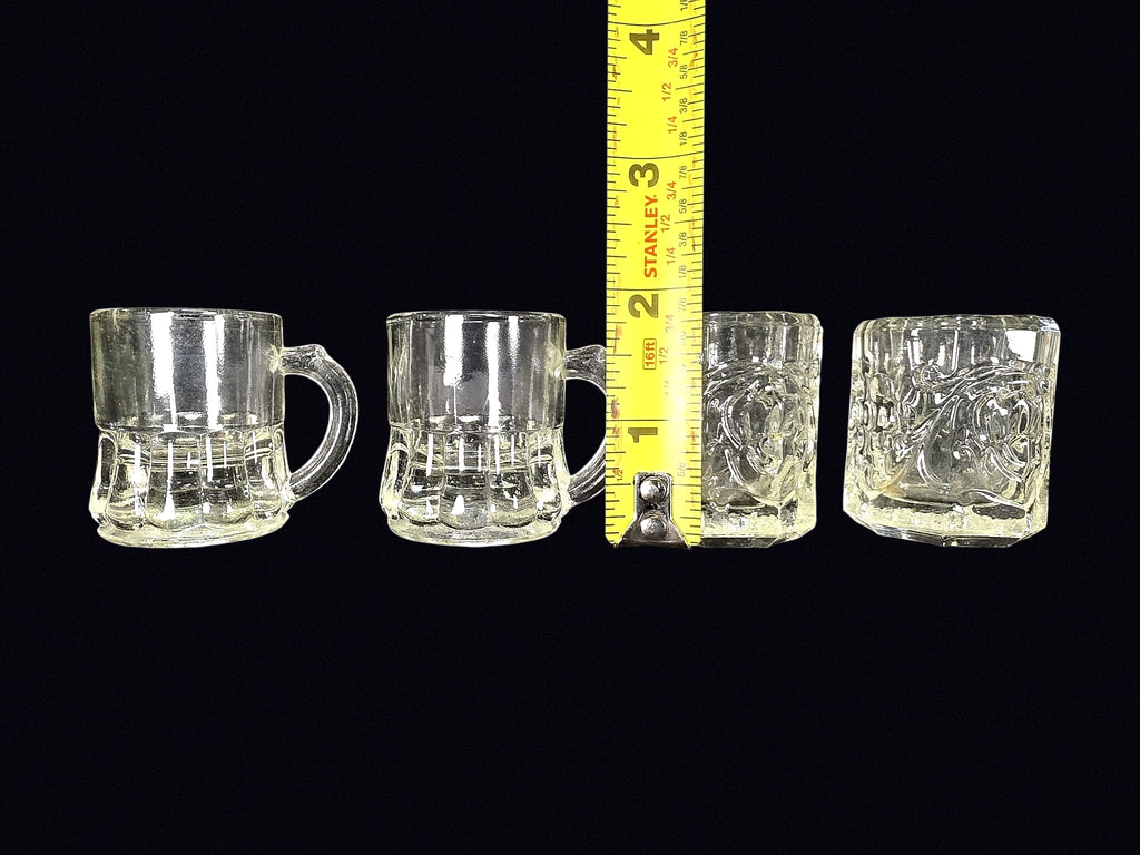 Federal Glass & Coronet Mini Mug Shot Glasses 4