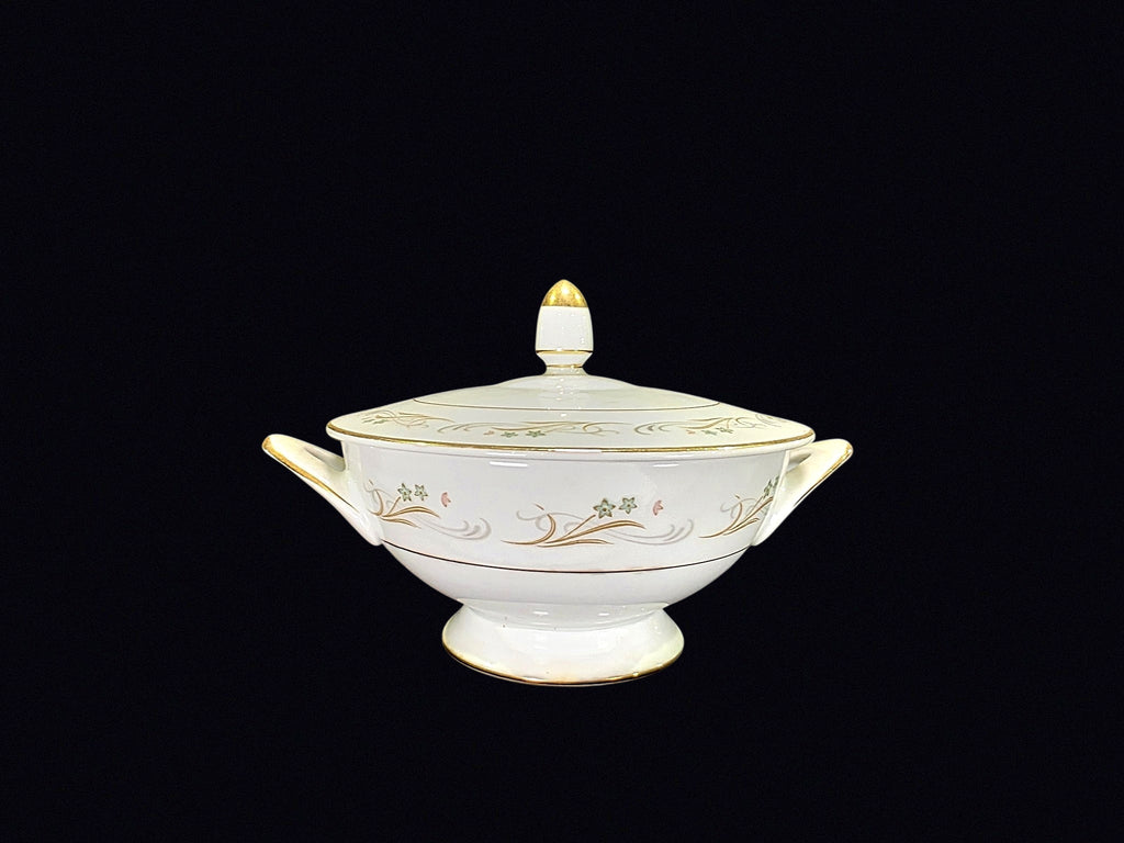 Sango Belaire Porcelain Covered Sugar Bowl