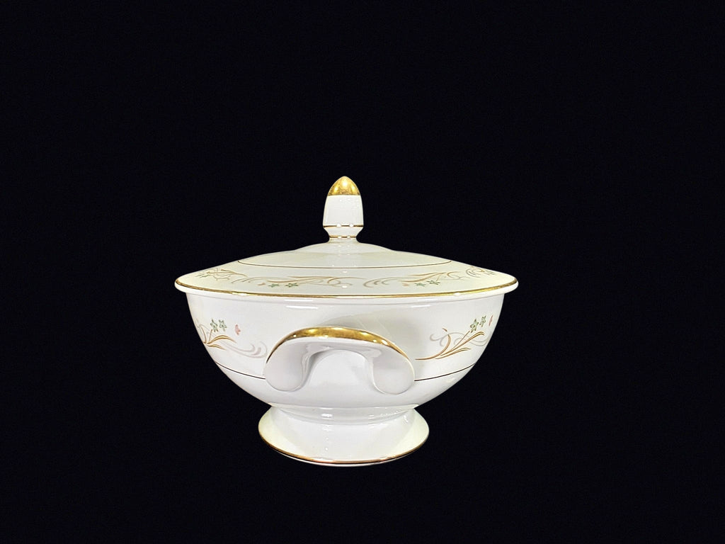 Sango Belaire Porcelain Covered Sugar Bowl