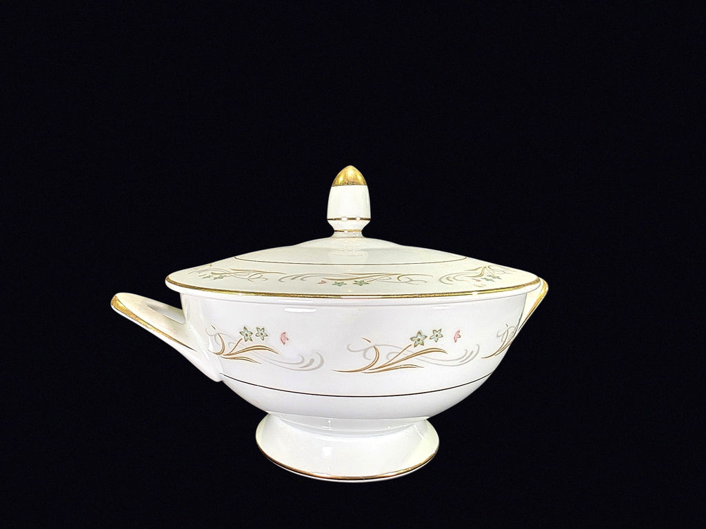 Sango Belaire Porcelain Covered Sugar Bowl