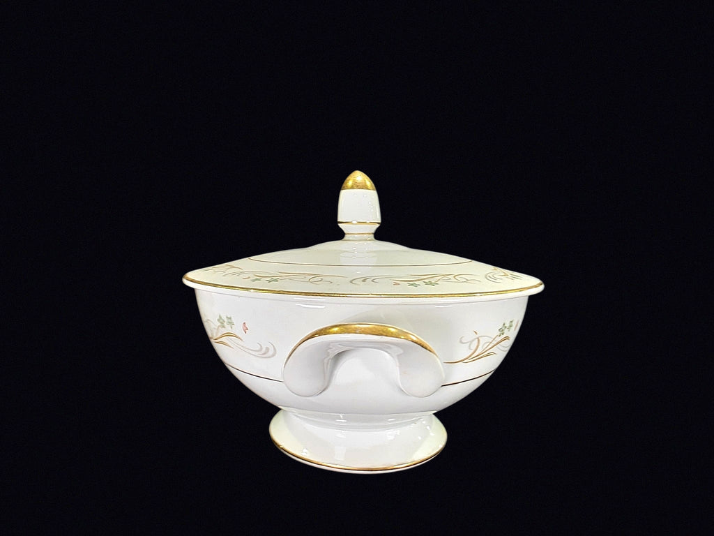 Sango Belaire Porcelain Covered Sugar Bowl