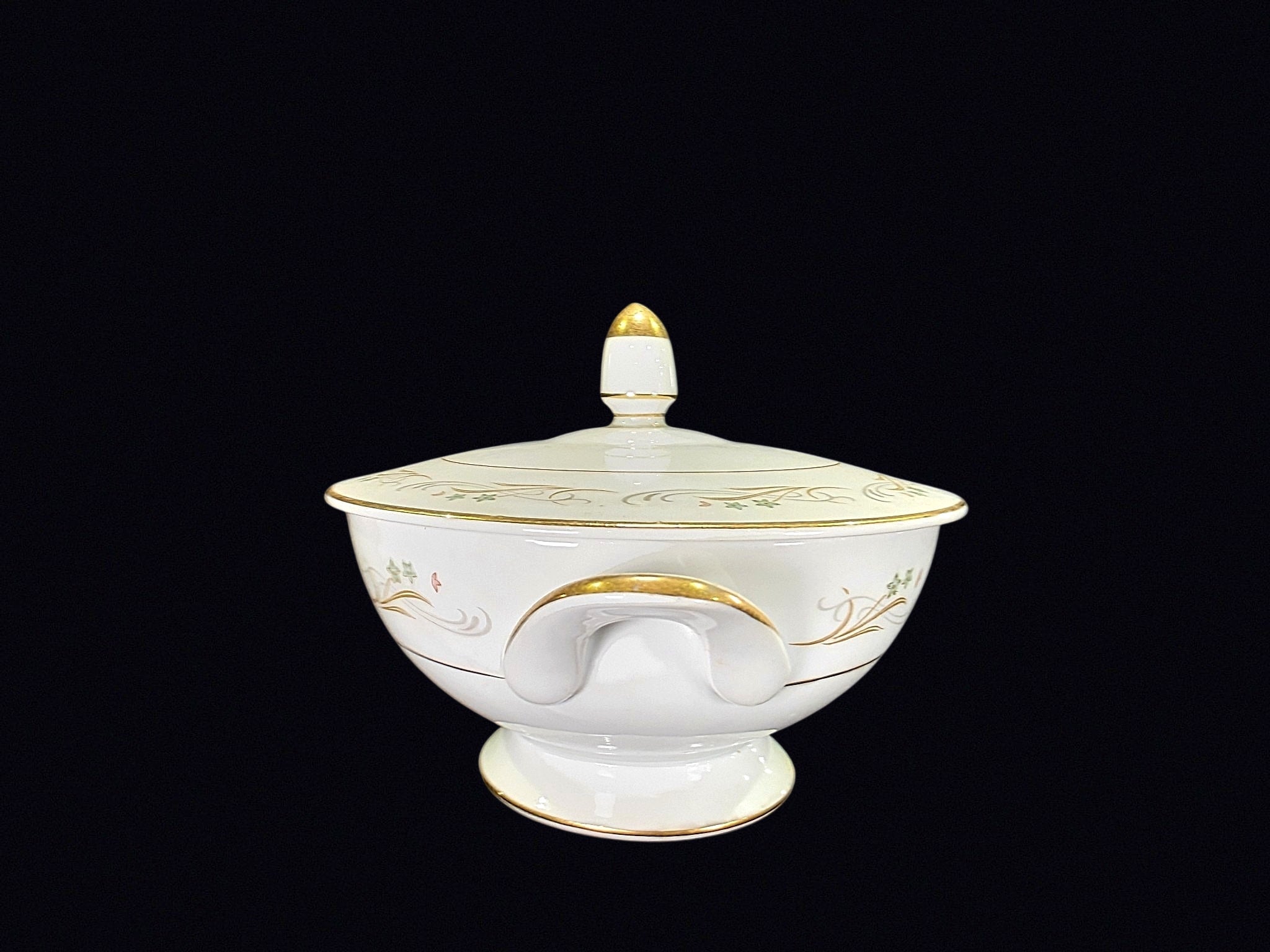 Sango Belaire Porcelain Covered Sugar Bowl