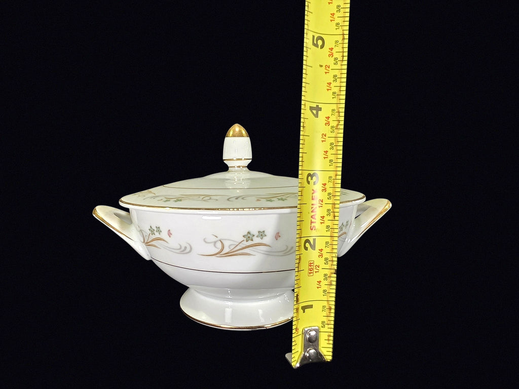 Sango Belaire Porcelain Covered Sugar Bowl