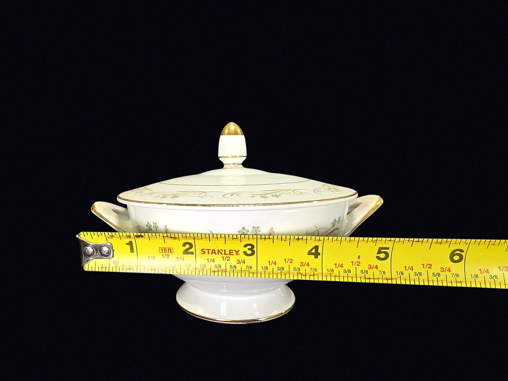 Sango Belaire Porcelain Covered Sugar Bowl