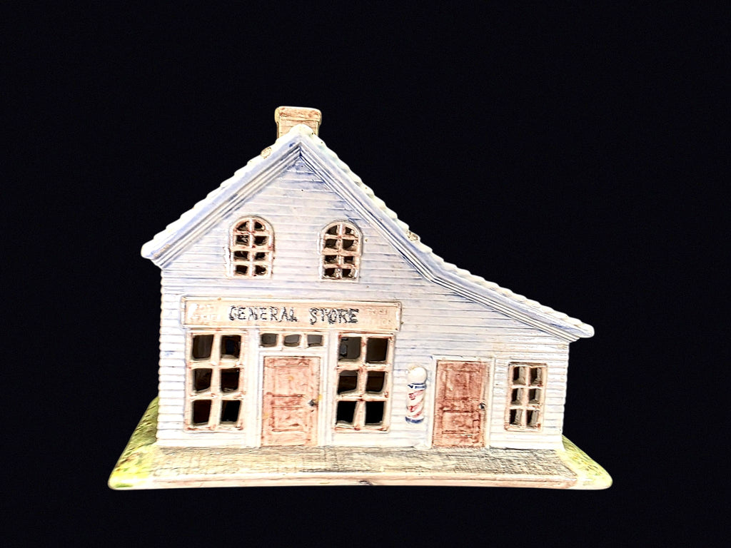 Folk Pottery General Store Bank Ceramic Building