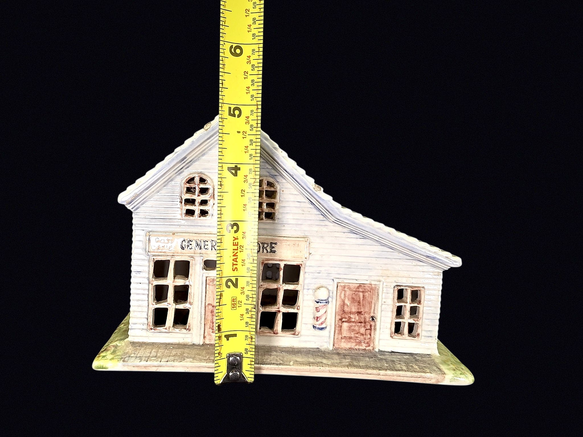 Folk Pottery General Store Bank Ceramic Building