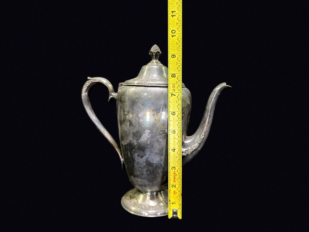 Silver Plate Footed Coffee Pot c1900-1950